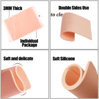 Piel De Práctica Para Tatuaje En Silicone 3MM Doble Cara Accesorio De Maquillaje Permanente Pack De 1/3/5/8/10/15 - details 3