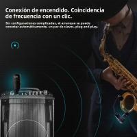 Amplificador De Instrumentos Sin Fiwres Para Saxofón Trompeta Trombón Microfono Wireless Transmisor Receptor Profesional - details 1