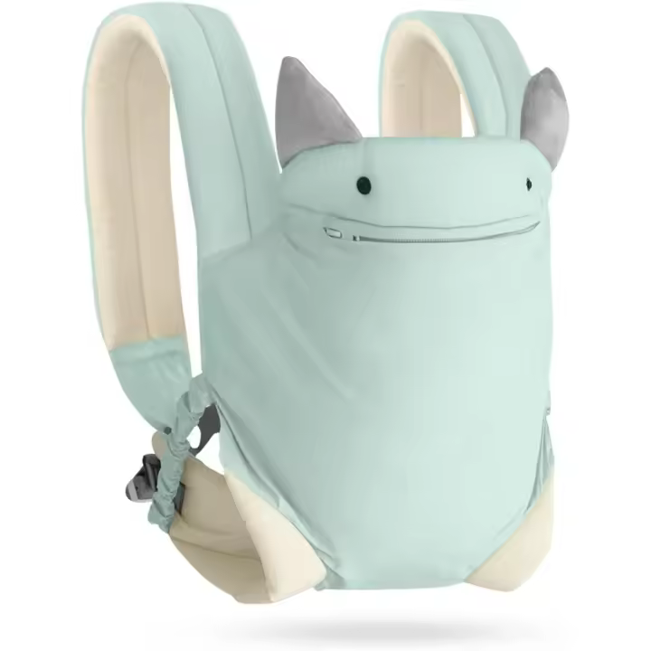 4 en 1 Mochila Portabebés Ligero,Suave Algodón Portabebés Transpirable Portador de Bebé Ergonómica para Recién Nacidos y Niños Pequeños 0-36 Meses,Todas las Posiciones(Azul) - 1
