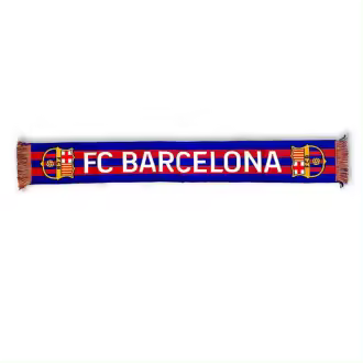 SAFTA S.A. F.C.BARCELONA BUFANDA TELAR RAYAS HORIZONTALES, Unisex adulto, Azulgrana - 1