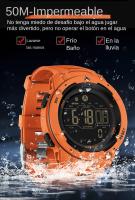 Reloj Digital Deportivo Para Hombre SANDA 50M Impermeable Con Pantalla LED Calorías Fitness Running Chronógrafo Resina Correa De Goma Reloj Militar - details 16