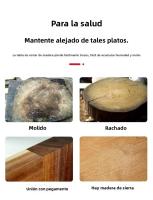 Tabla De Cortar De Acero Inoxidable Doble Cara Antideslizante Gruesa Antibacteriana Y Anti-moho Para Cocina - details 3
