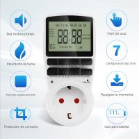 Interruptor De Tiempo Digital Electrónico Programable 12/24 Horas Enchufe De Control De Tiempo Para Cocina Compatible Con EU UK US AU FR Plug 220V - details 1