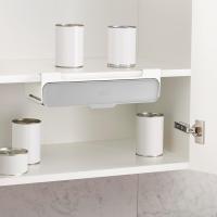 en el armario, almacenamiento de cocina bajo el estante especiero, organizador Gris - details 3