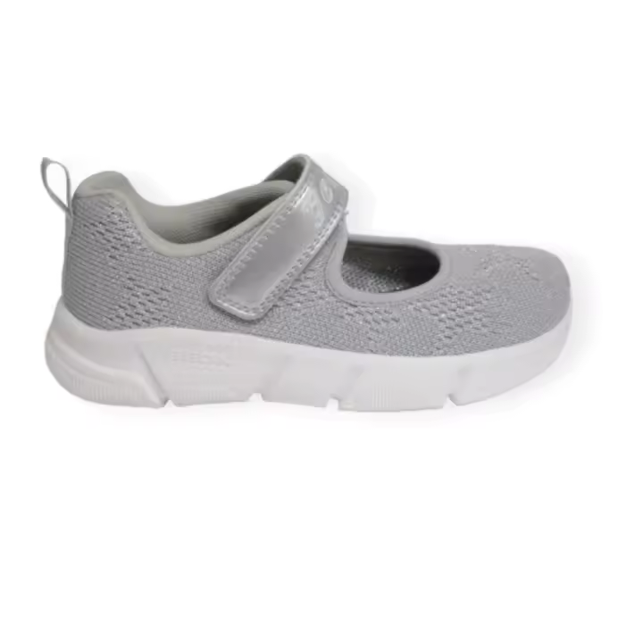 GEOX J45DLA Plata ARIL merceditas en rejilla para niñas - 1