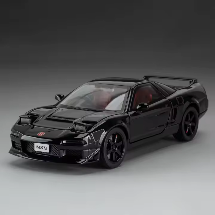 Honda NSX 1:32 Coche De Juguete Educativo Para Niños Con Luz Y Música Abrigo De 5 Puertas Vehículo Miniatura Con Retroceso Pull Toy - 1