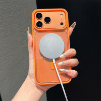 Funda De Lujo UltraDelgada PC Magsafe Para iPhone 17 pro Max Translúcida Magnética Con Botón De Control De Cámara Antigolpes - details 4