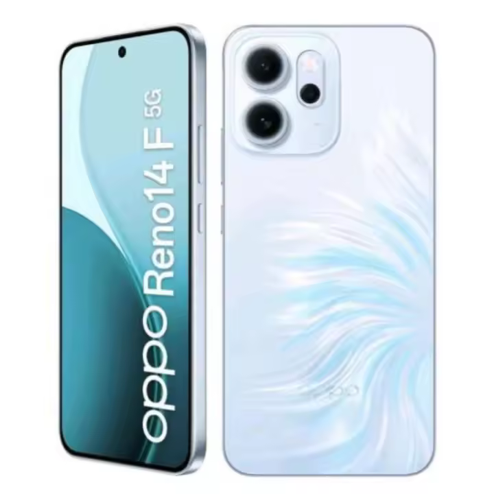 SMARTPHONE - OPPO Reno 14F, 256GB, 8GB RAM, 6.57" 2.5D AMOLED, Snapdragon® 6 Gen 1 (4nm), 6000mAh COLOR: Opal Blue - 1