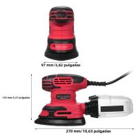 Sándwich Eléctrico Compacto Con Colección De Polvo 13000 OPM 220W 1.6Amp Con 20PCS De Papel De Sándwich Y Caja De Polvo Transparente Para DIY En El Hogar - details 13