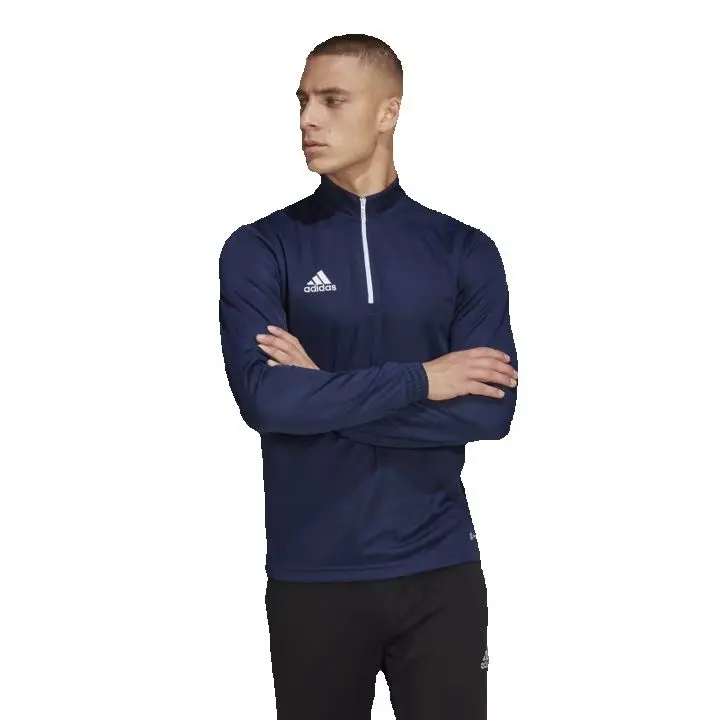 Adidas Sudadera Deportiva Entrenamiento Entrada 22 para Hombre, Azul, Rojo y Negro - 1