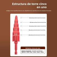 Expansor De Tubos 5 En 1 Herramienta De Expansión De Cobre Para Aire Acondicionado Bit De Taladro Hexagonal Para Herramientas De Flarish - details 2