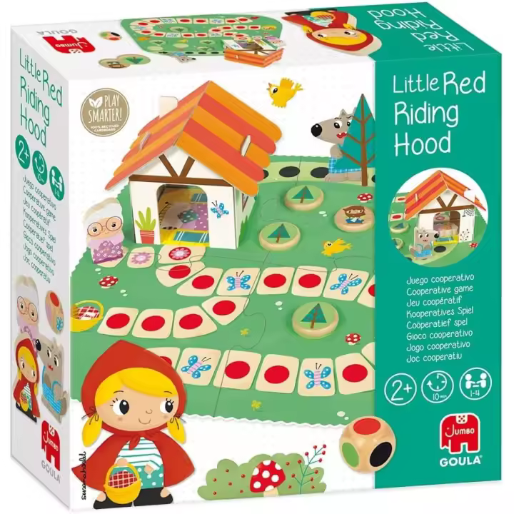 Goula Goula Caperucita Roja (55262) – Juego de Mesa Educativo para los Más Pequeños - 1