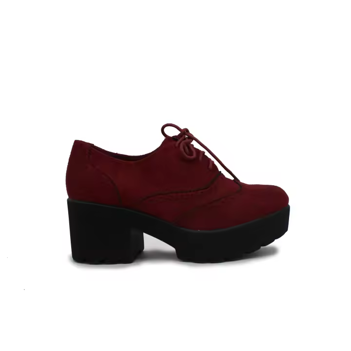 Calzados Soraia. Mocasines de Antenina y Plataforma. Zapatos Cómodos para Otoño/invierno. Tacón de Antelina Elegante - 1