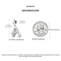 Colgante De Gato Luna Estrella En Plata Para Mujer Pendiente De Earphone Dangle Joyería De Moda DIY Regalo Bangle Bracelet Fit - details 140