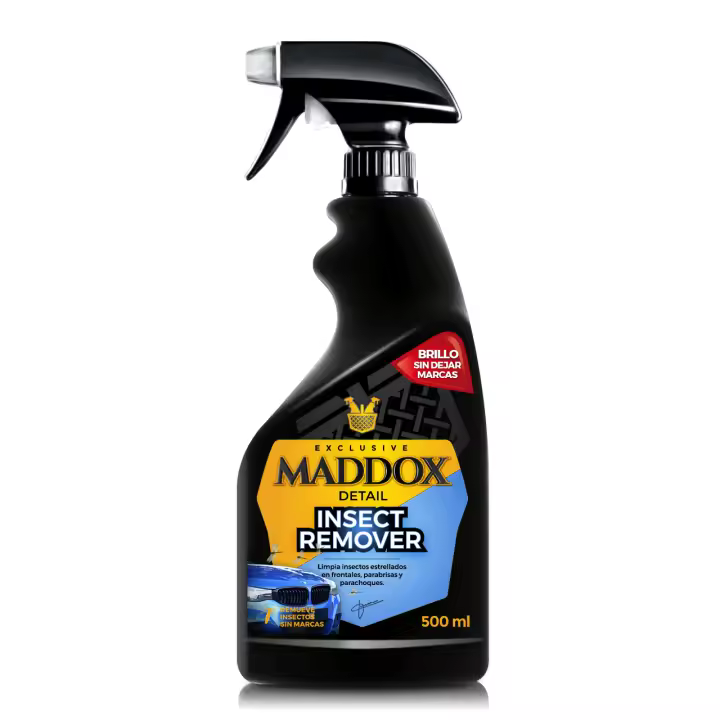Maddox Detail - Insect Remover - Limpiador Bichos Estrellados en Frontales, Parabrisas y Parachoques. (500ml) Limpia Mosquitos Coche. Limpia Insectos Coche. - 1
