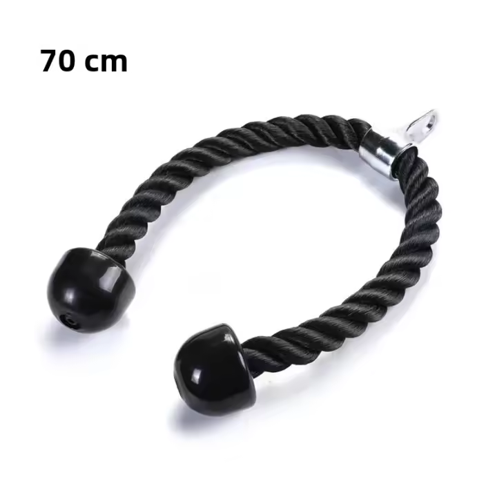 Cuerda De Tríceps Para Cable De Gimnasio Equipo De Ejercicio De Fuerza Y Fitness Para Hombres Y Mujeres Entrenamiento De Músculos Del Brazo Y Espalda - 1