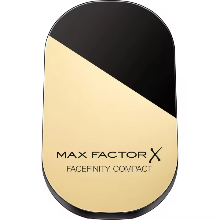 Max Factor Facefinity Compact Makeup Foundation Crystal Beige 33 10g - Acabado Mate - 1