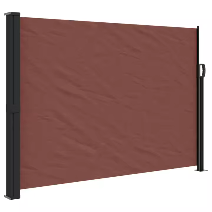 vidaXL Toldo lateral retráctil 140x500 cm Color Negro, Crema, Azul - 1