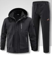Conjunto Deportivo De Invierno Para Hombre 2 Piezas Chaqueta + Pantalón Deportivo Moda Masculina Ropa De Marca Traje De Pista - details 2