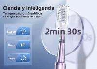 Cepillo De Dientes Eléctrico Inteligente Con 4 Cabezas De Pincel Suave DuPont Ajustables Para Cuadros Cuerpo Delgado Y Mental - details 2