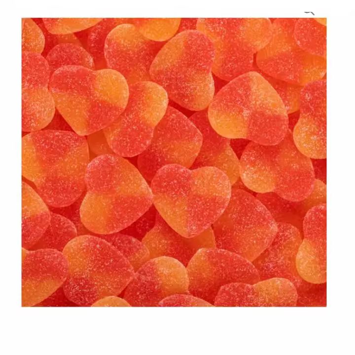HARIBO MELOCOTON 250 ud aprox 1.75KG son los clásicos caramelos de goma con forma de melocotón , que combina una irresistible textura y un intenso sabor a melocotón, SABOR ORIGINAL HARIBO TOP - 1