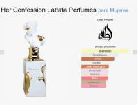Perfume Lattafa Her Confession Eau de Parfum 100 ml - Fragancia femenina y sofisticada con aroma floral y amaderado, de larga duración - details 1