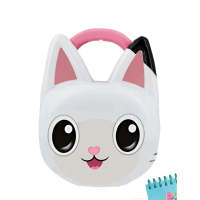 Gabby's Dollhouse - Maletín escolar 3D con juego de papelería incluido para niños, diseño en relieve con personajes favoritos, resistente y compacto para mochila - details 1