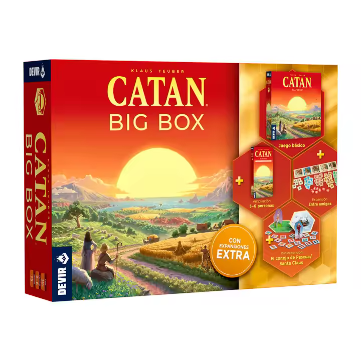 Devir Juego Catan Big Box 2025 - Juego de Mesa - Nuevo a estrenar - Devir - 1