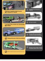 Mini Camión De Transporte De Doble Piso De Aleación Juguete Premium Para Niños Con Acción De Resorte Vehículo De Diversión Y Aventura Infinita - details 4