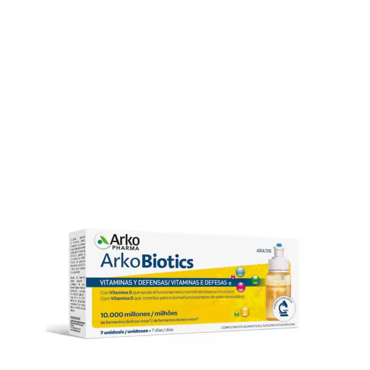 Arkopharma arkobiotics vitaminas y defensas para adultos 7 dosis - 1