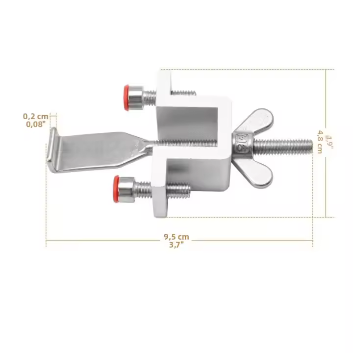 Cerradura De Puerta Portátil Con Doble Ajuste Para Hoteles Seguridad Antigolpes Para Viajes Y Defensa Personal Cerradura De Seguridad Para Puertas De Acero Inoxidable - 1