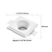 Lámpara De Techo Integrada LED Anti-Deslumbrante GU10 Para Sala De Estar Y Pasillo Iluminación Interior Sin Marco - details 14