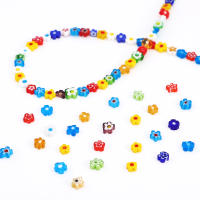 Tallos De Vidrio Con Mil Flores 19cm/Str4-9mm Forma Única De Flores Hechas a Mano Para DIY Joyería De Pulseras Y Pendientes - details 4