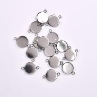 30Pcs Conector De Acero Inoxidable Para Cabochón Redondo Doble Anillo Base Cameo Bucle 6mm 8mm 10mm 12mm 14mm 16mm 18mm 20mm 25mm - details 3