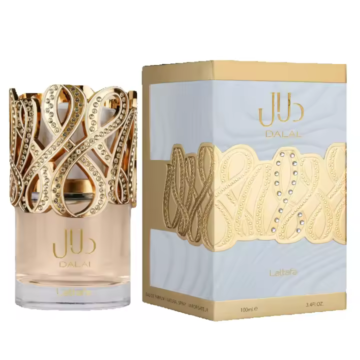 Dalal Lattafa – Eau de Parfum 100 ml – Perfume Árabe Femenino Dulce y Floral Original de Dubái - 1