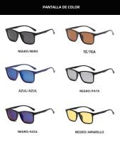 Gafas De Sol Polarizadas Para Hombre 2024 Marco Cuadrado Estilo De Moda Para Negocios Y Pesca Al Aire Libre Conducción - details 9
