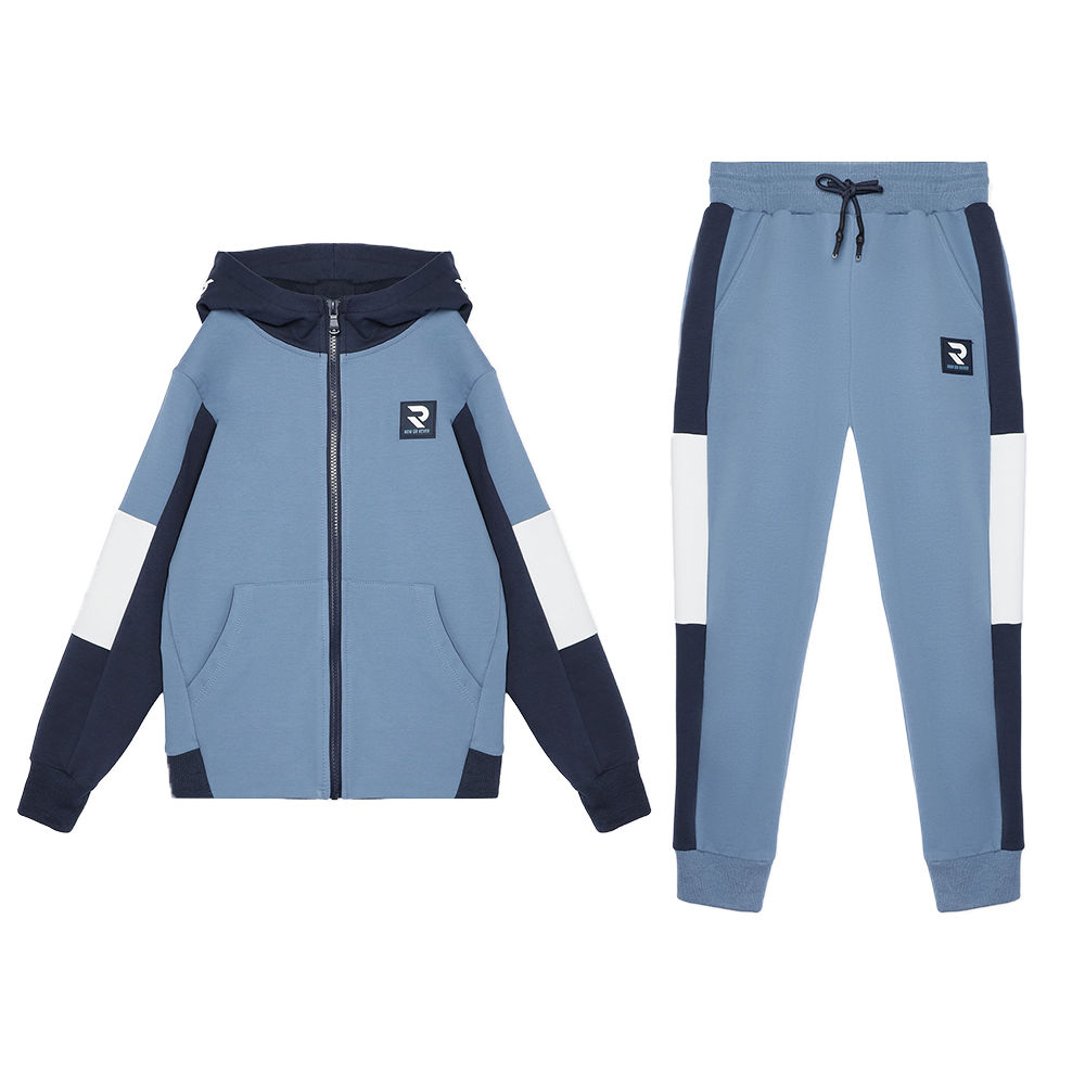 Chándal de Niño Radder Merial Azul con Sudadera y Pantalón Deportivo – Ideal para el Colegio y Actividades Diarias