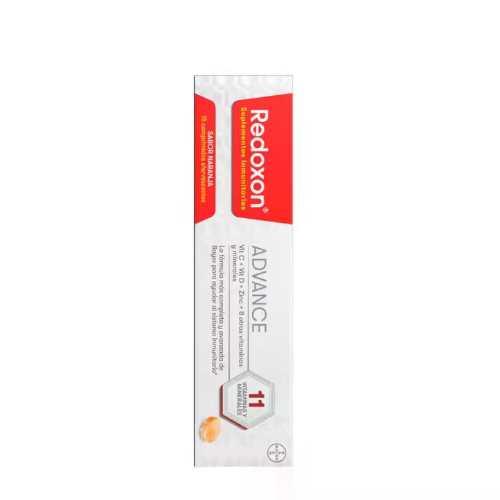 Redoxon advance sabor naranja 15 comprimidos efervescentes - 1