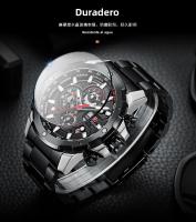 Reloj De Pulsera De Cuarzo Para Hombre MINI FOCUS Gran Dial Resistente Al Agua Con Función De Calendario Y Luz Trasera Acero Inoxidable Estilo Casual - details 14