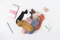 10 Pares De Calcetines Cortos Kawaii Para Mujer Primavera Verano Bordados Con Rostro Sonriente Algodón Personas Casual - details 4