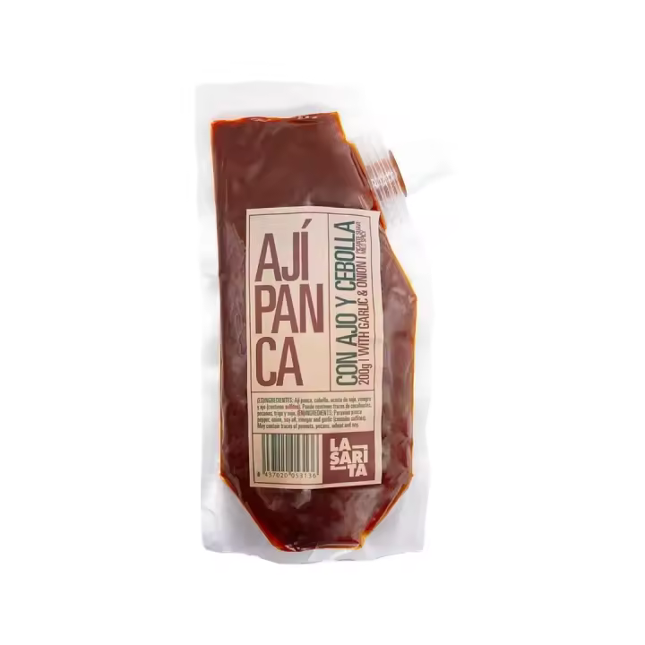 LA SARITA Pasta de ají panca ( ajo con cebolla ) - 200 g - 1
