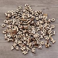 100Pcs Letras Y Números De Madera Para DIY Boda Fiesta Decoración Del Hogar Letras Inglesas A-Z No Pintadas Originales De China - details 0