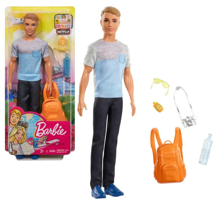 Muñeco Ken vamos de viaje FWV15 BARBIE - 1