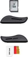 Aisens - Lector DNI Electrónico DNIe y Tarjetas Inteligentes (SIM, SD, Micro SD, MMC, RS-MMC, MMC Micro) Con USB, Compatible con Mac y Windows, Identificación Personal en Sitios Web y Administraciones Públicas, Color Negro, ASCR-SN02SD-BK - details 1