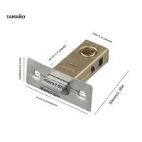 Cerradura De Puerta De Mortiz Con Cerradura Tubular Y Gancho Ajustable Para Uso Con Manillas Acero Inoxidable Sin Certificación Ni Origen Específico - details 6
