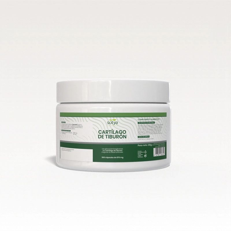 Cartilago de tiburon 870mg 300 capsulas Sotya