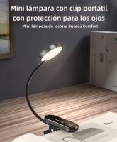 Lámpara De Escritorio LED Baseus Con Clip Iluminación De Lectura USB Recargable Táctil Sin Escala Luz Nocturna Para Laptop - details 3