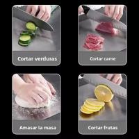 Tabla De Corte De Titanio Puro 100% - Tablas De Cocina Ecológicas Para Lavavajillas 1 Pieza Tabla De Cocina Doble Cara - details 2