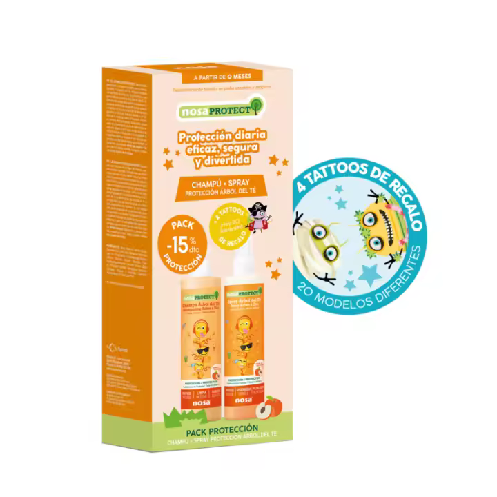 Pack Champú+Spray Nosaprotect Melocotón 2864 topper - 1