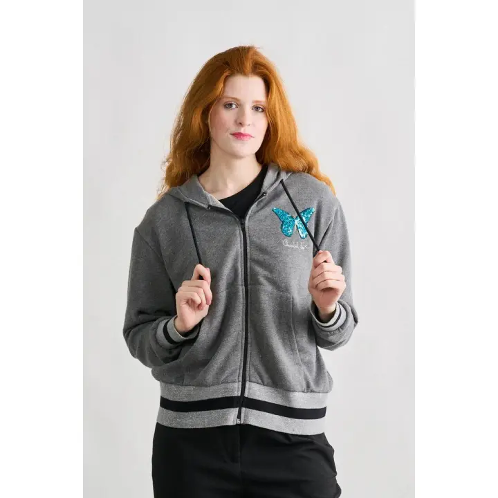 Chaqueta gris -Anabel Lee- Borboleta - 1